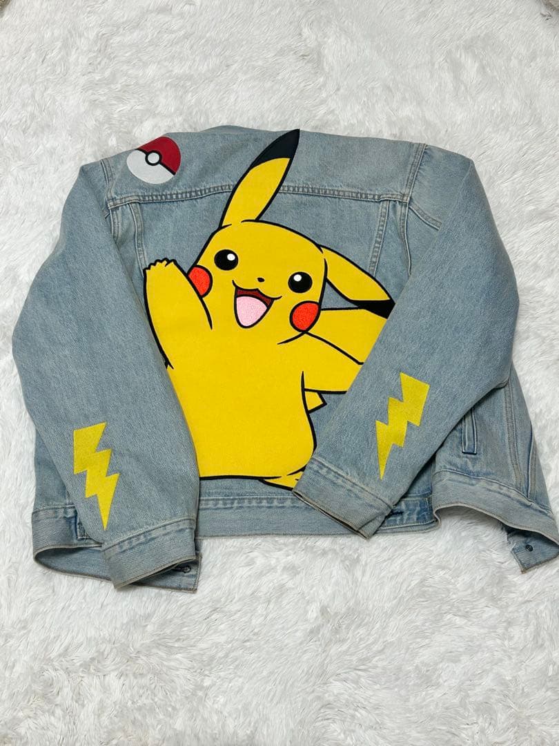 廃盤品　リーバイス　ポケモン　25周年　コラボ　デニム　ジャケット