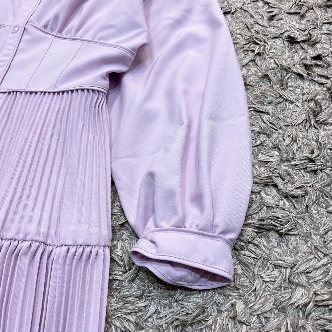 紙タグ付き✨ Herlipto Pleated Open Shirt Dress