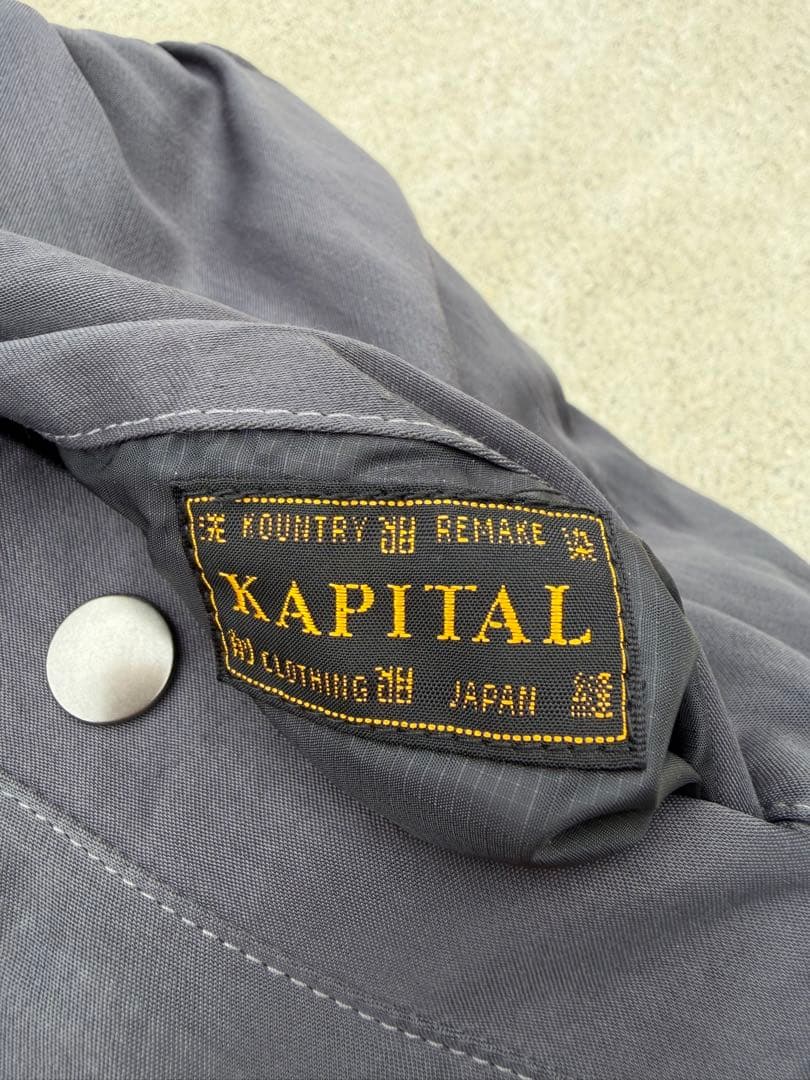 KAPITAL キャピタル　バンダナダウンベスト