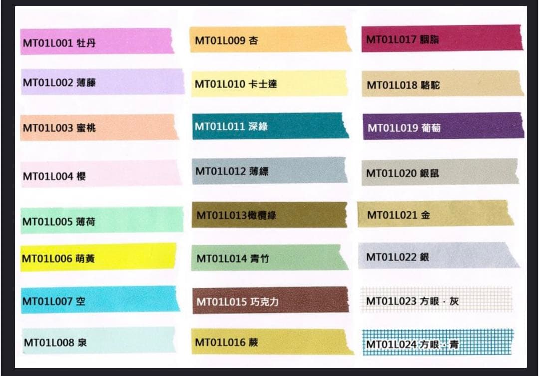 専用マスキングテープ 金　ゴールド　まとめ売り　mt large core 太芯
