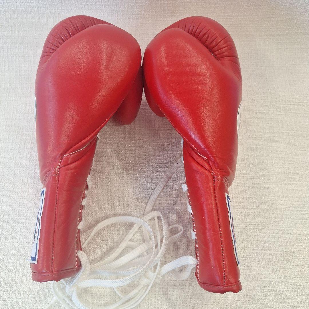 WINDY ボクシンググローブ 8oz 赤 中古・美品②