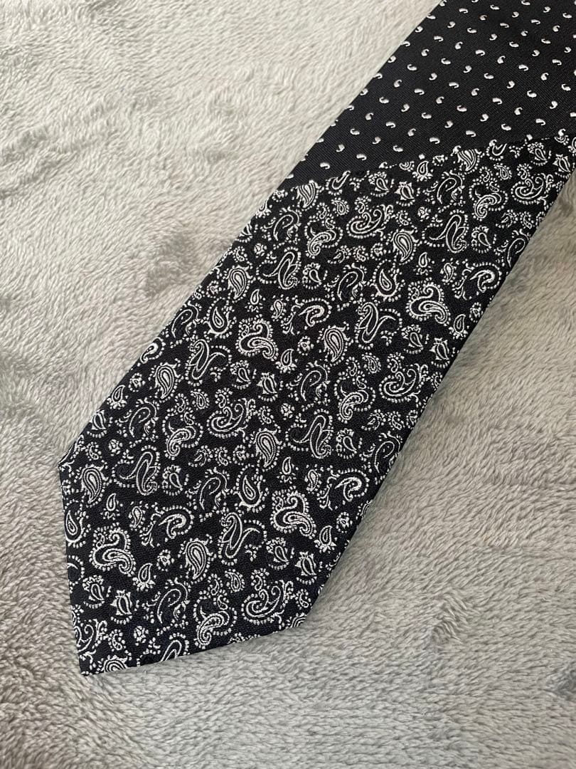 ⭕️【美品／値下げ】ETRO（エトロ）ペイズリー＆ドット柄（シルク100％）