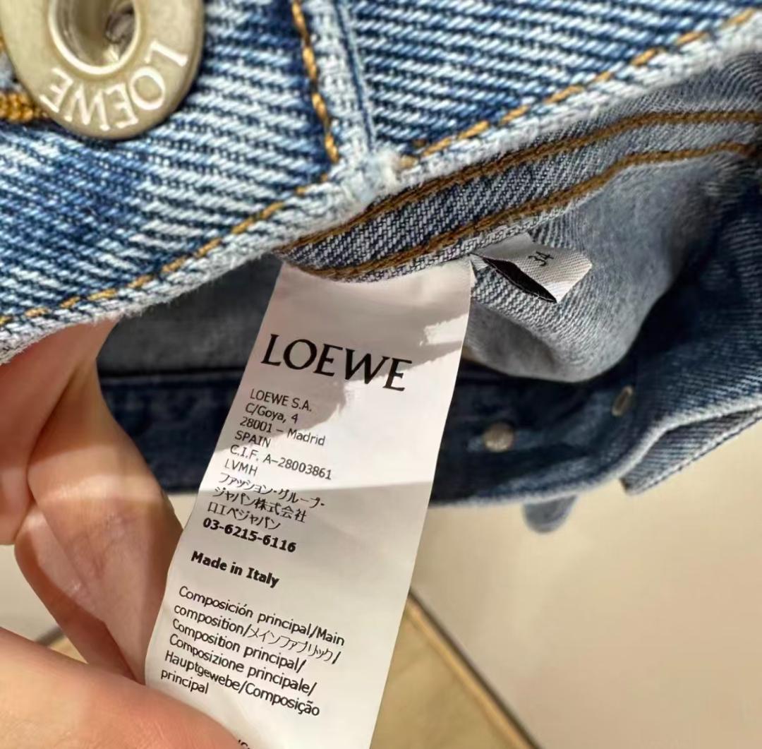 LOEWE デニムジャケット M ライトブルー 人気