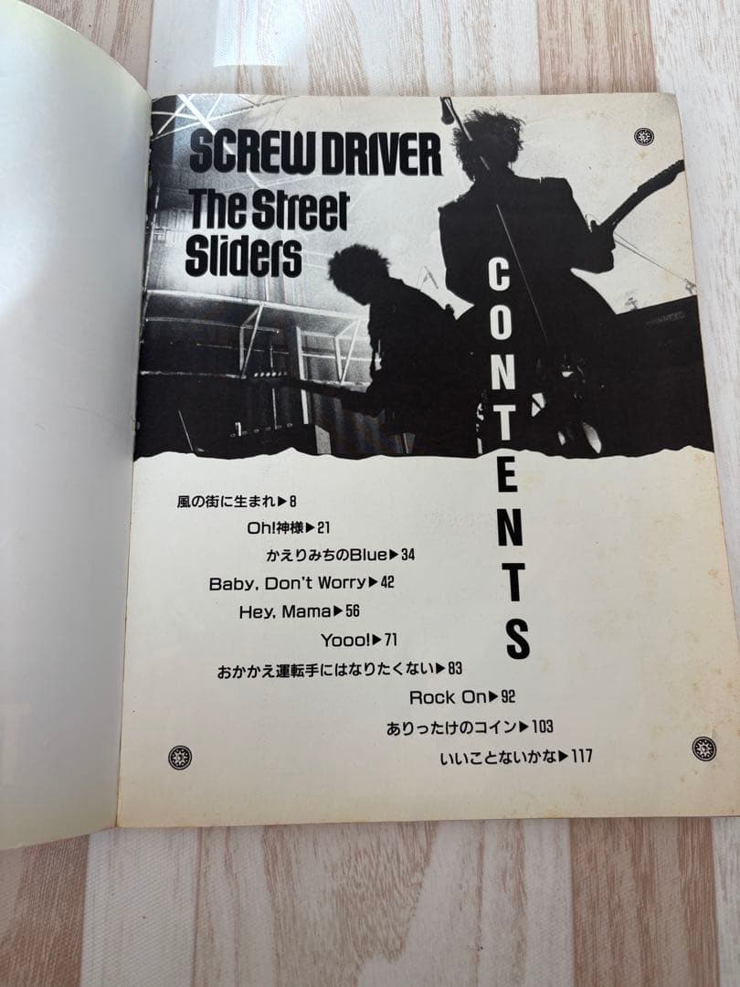 【激レア】Screw D TheStreetSlidersバンドスコア
