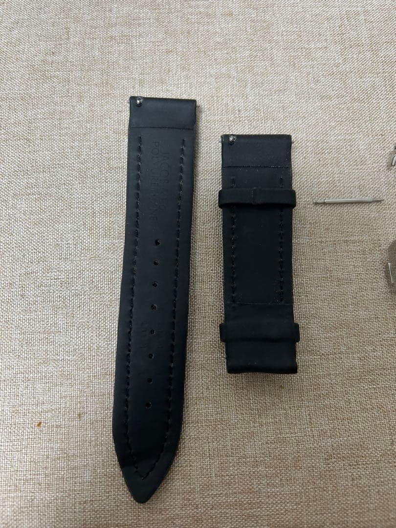JACOB&CO 47mm ファイブタイムゾーンベルトとバックルセット