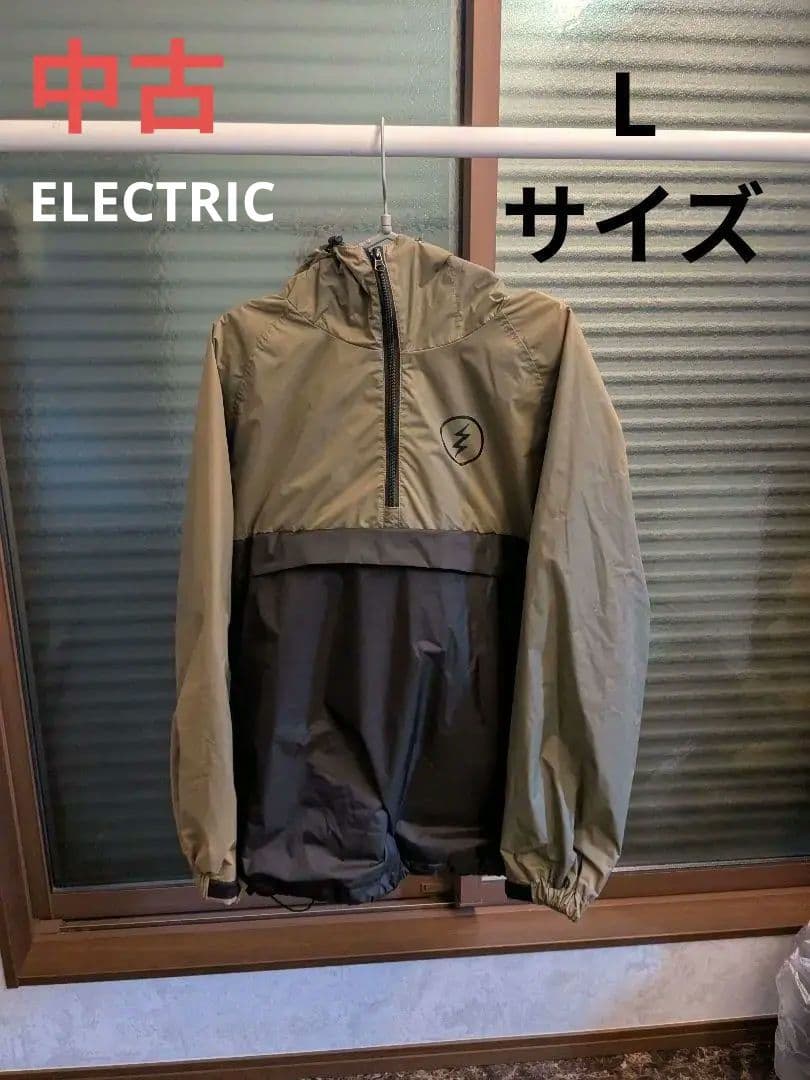 エレクトリック フィッシングウェア アノラックパーカー Lサイズ 中古