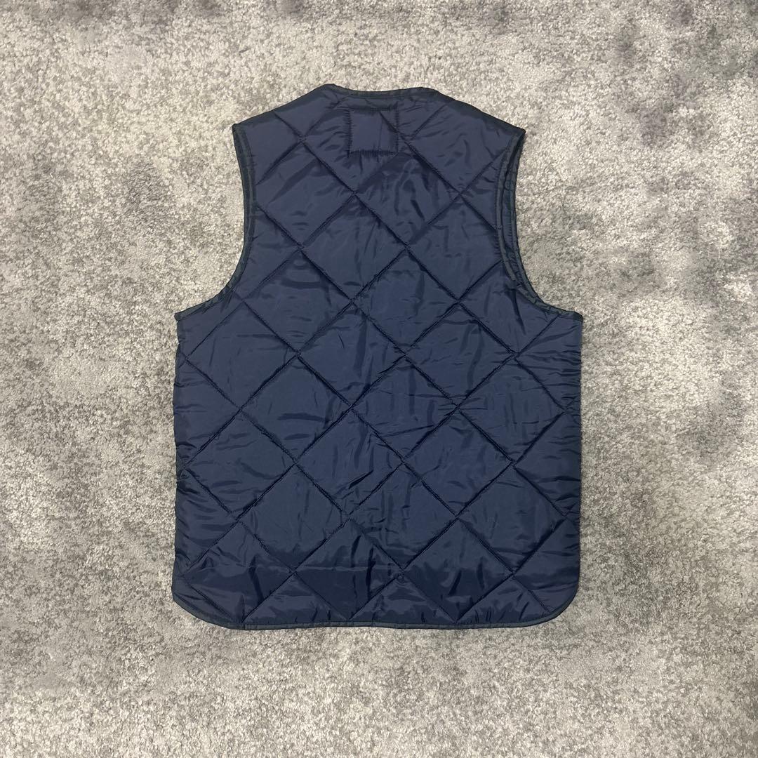USA製 SNAPNWEAR キルティングベスト　ネイビー M スナップンウェア