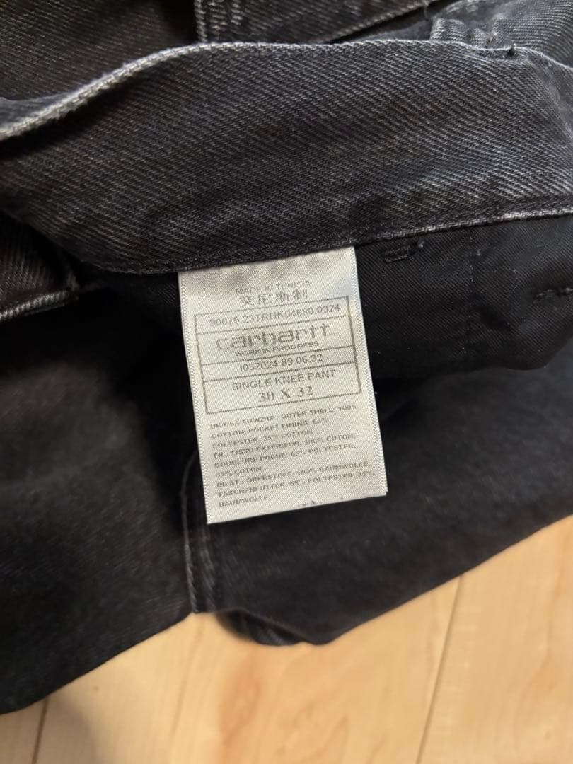 carhartt carharttWIP シングルニー　ブラック