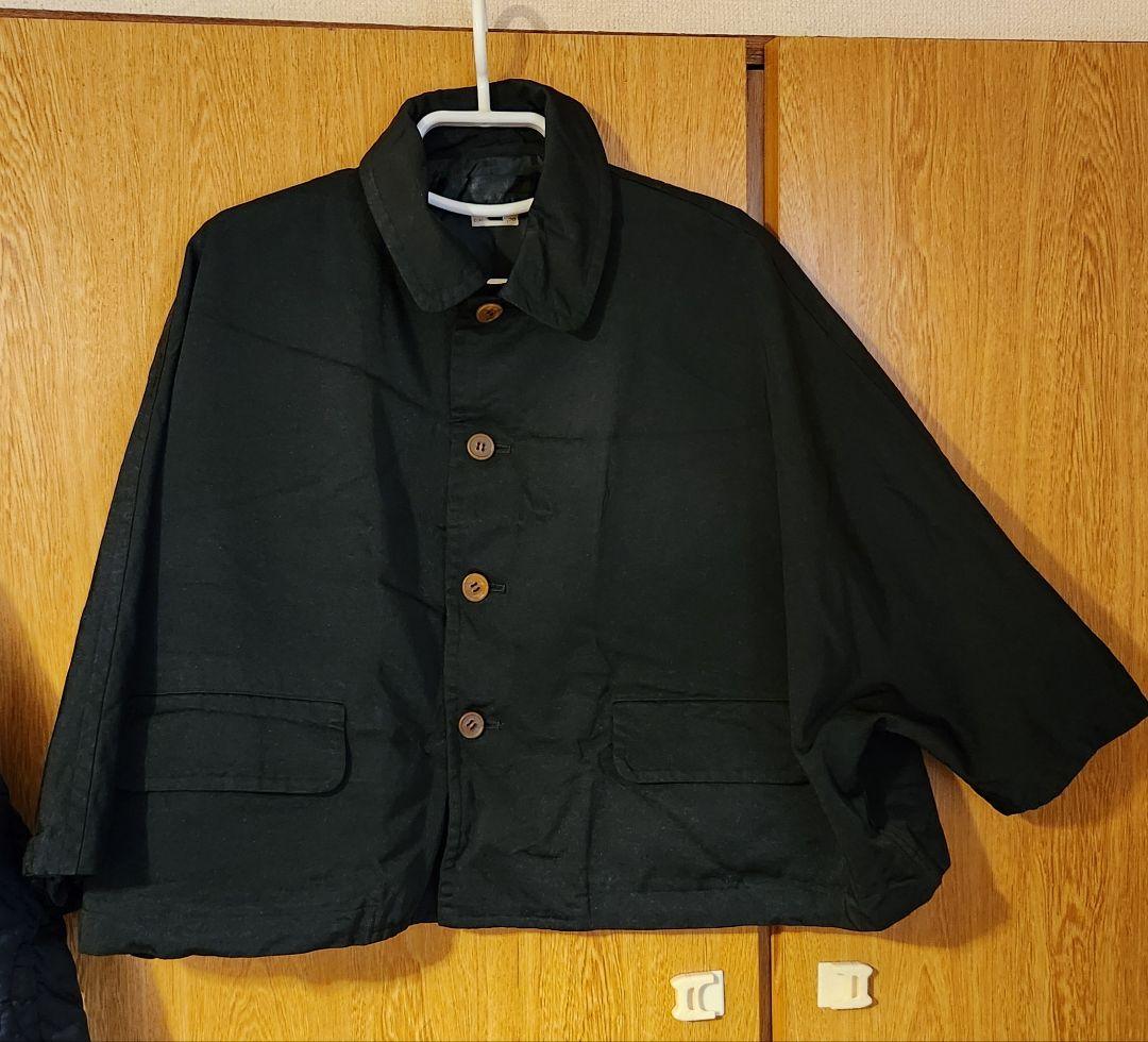 超美品COMME des GARCONS製品加工エステルジャケット　飴色ボタン