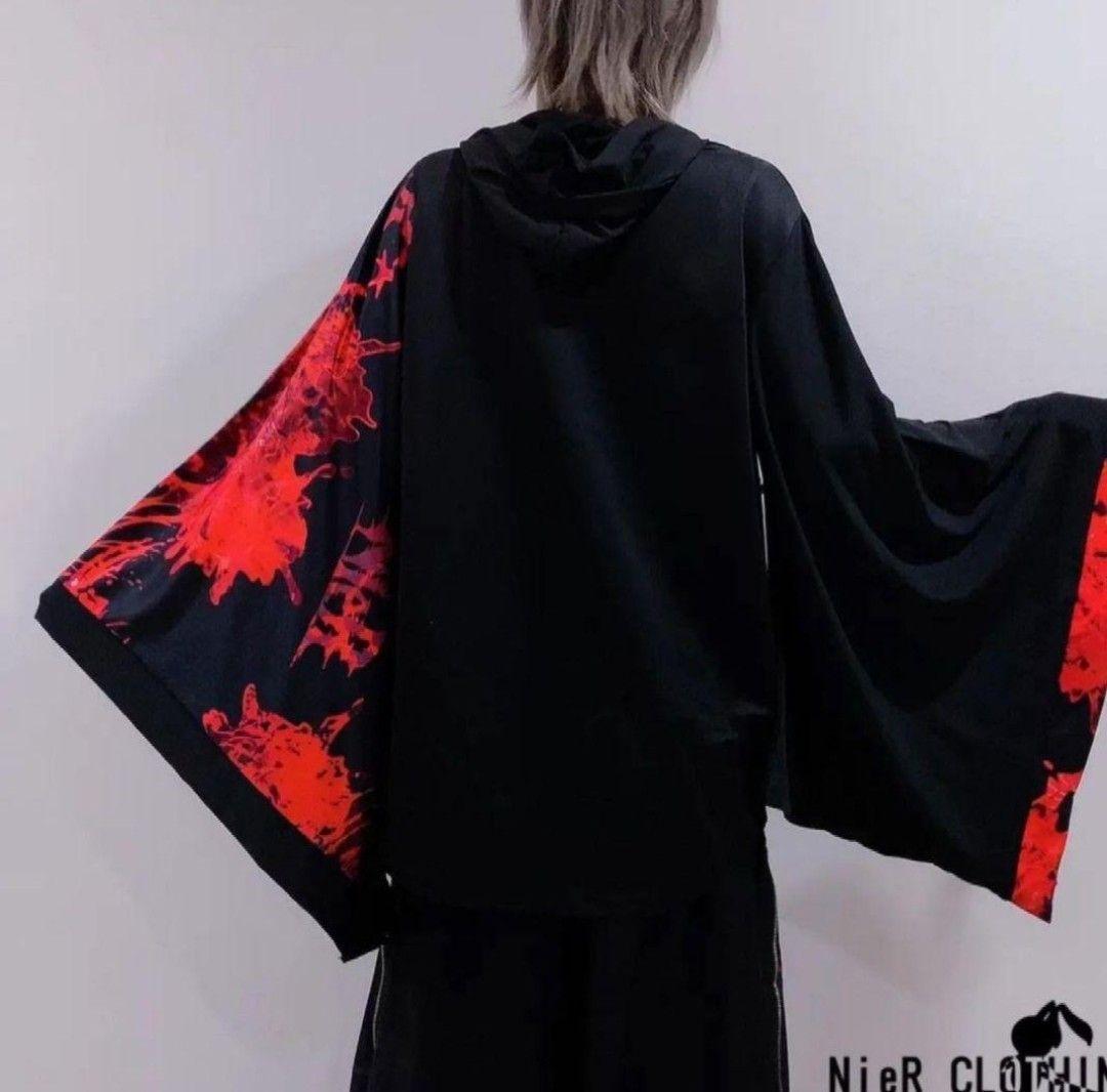NieR STRETCH PULLOVER着物風袖【彼岸花】