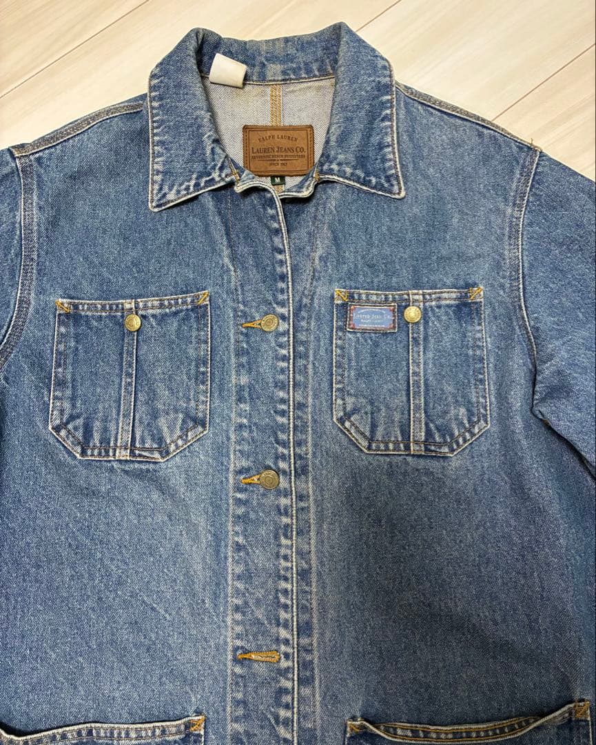 RALPH LAUREN ジーンズ CO デニムジャケット カバーオールM