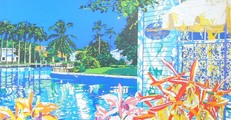 絵画 鈴木英人 アートポスター マリンアートの一人者