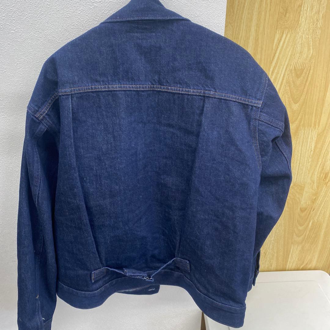 ま*こ様 UNIQLO デニムトラッカージャケットＬ　ストレートデニム32 セッ