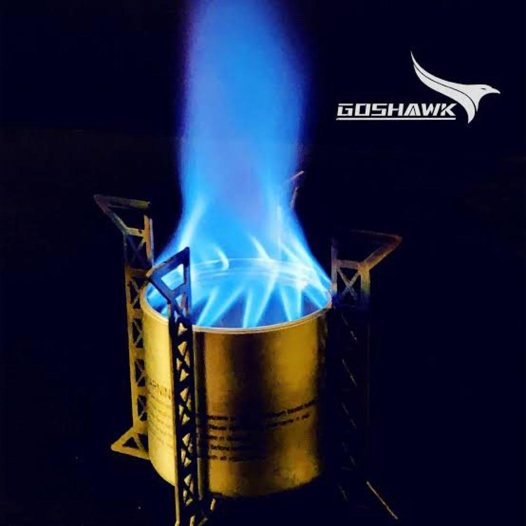 【新品】GOSHAWK キャピラリーフープストーブ＆チタン合金スタンド