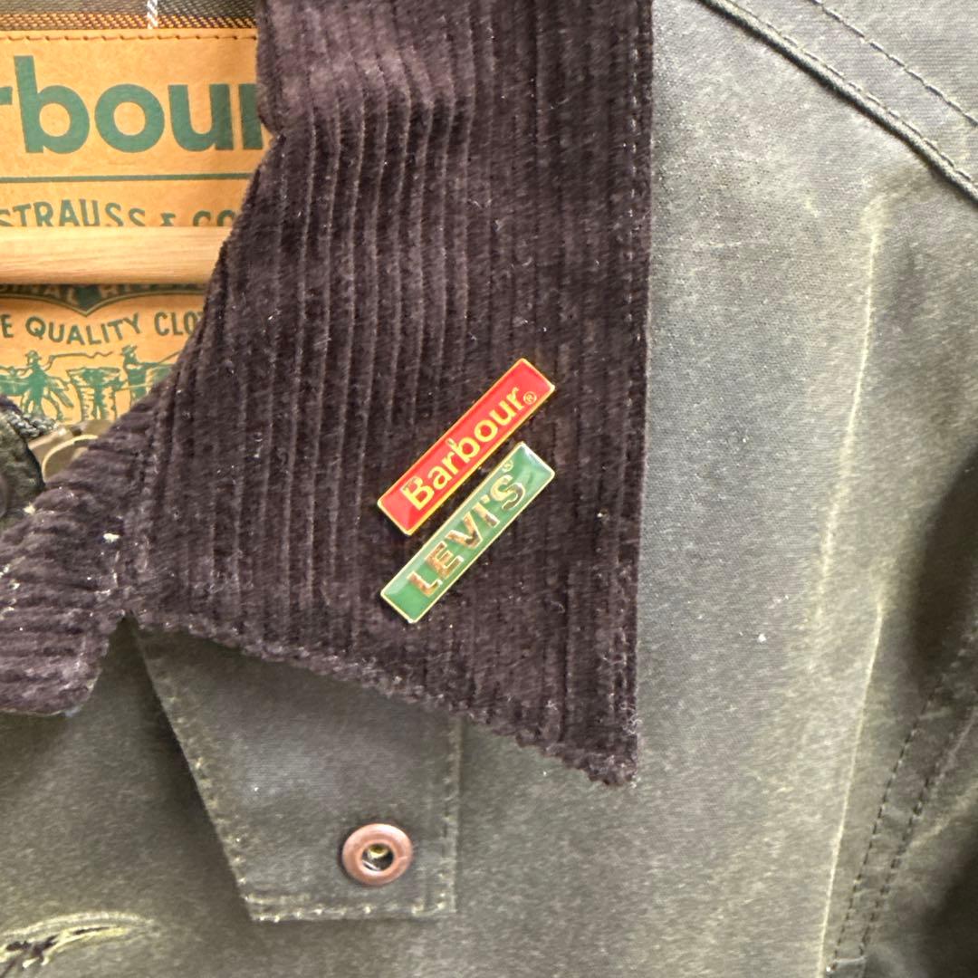 Levi’s Barbour Type2 ワックス トラッカー ジャケット S