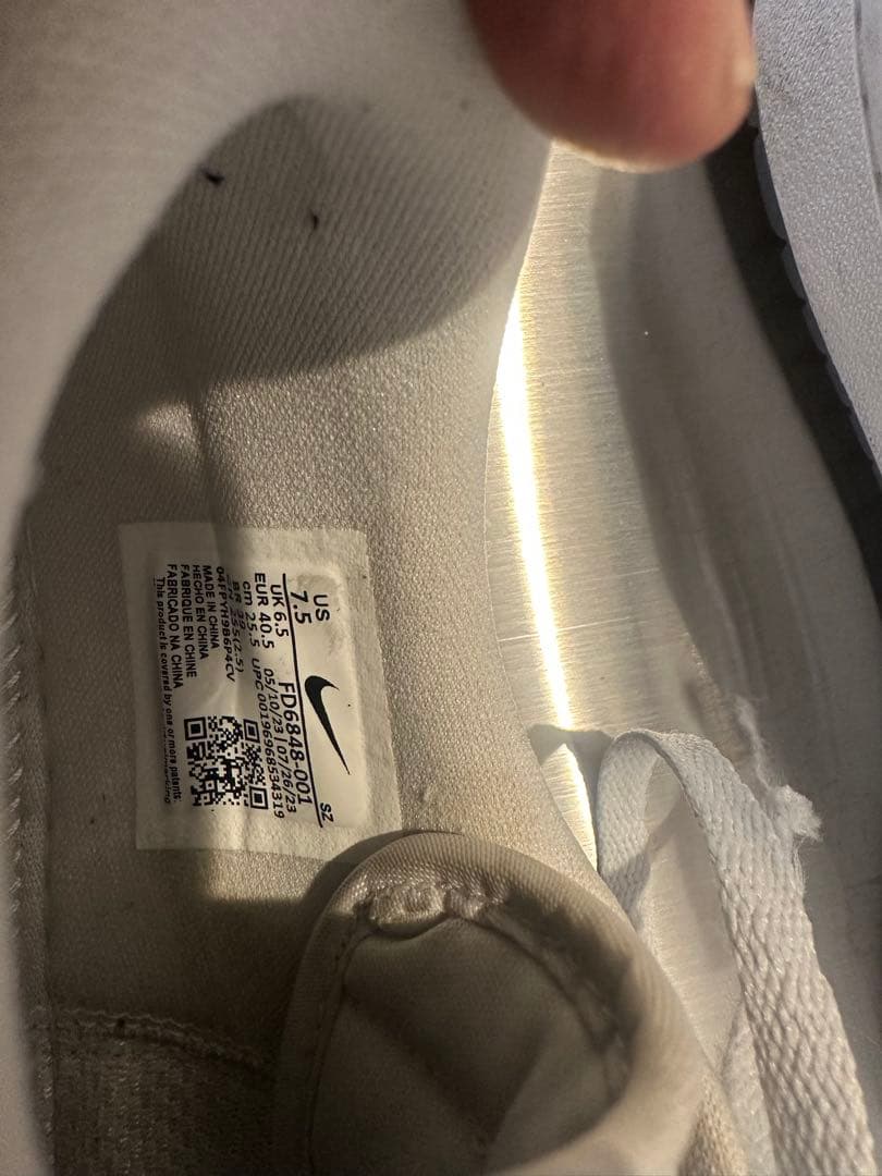 シューズ(男性用) Nike AirJordan 1Low Golf llic Silver