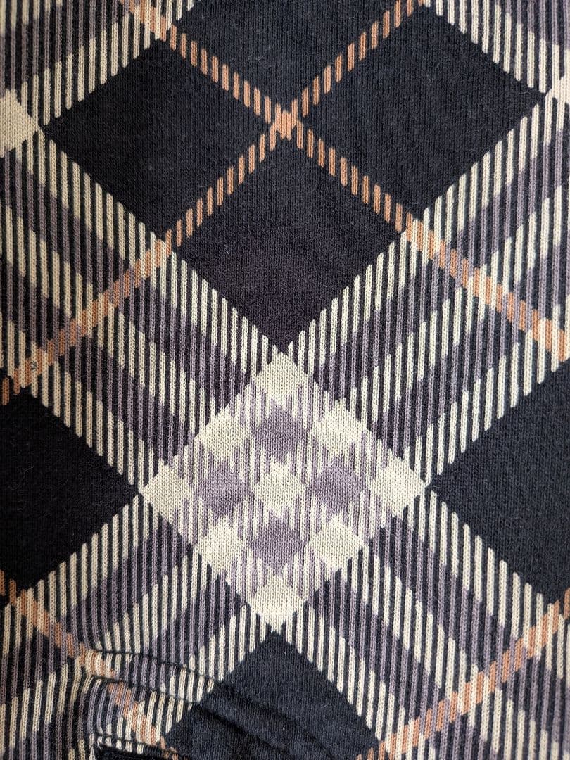 BURBERRY BLUE LABEL チェック柄パーカースエット