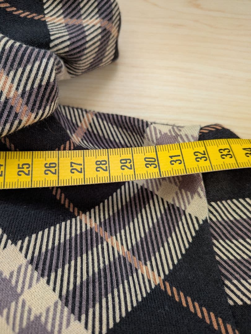 BURBERRY BLUE LABEL チェック柄パーカースエット