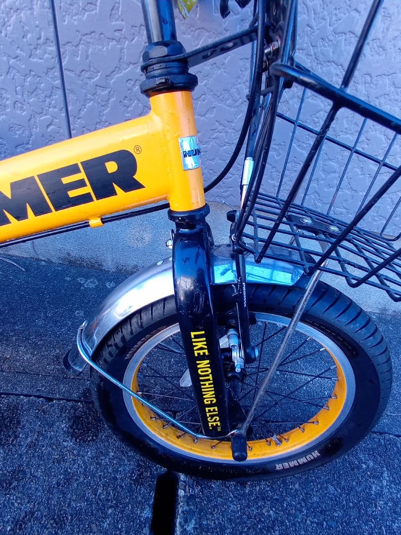 HUMMER 子供用自転車 イエロー 16インチ引取限定