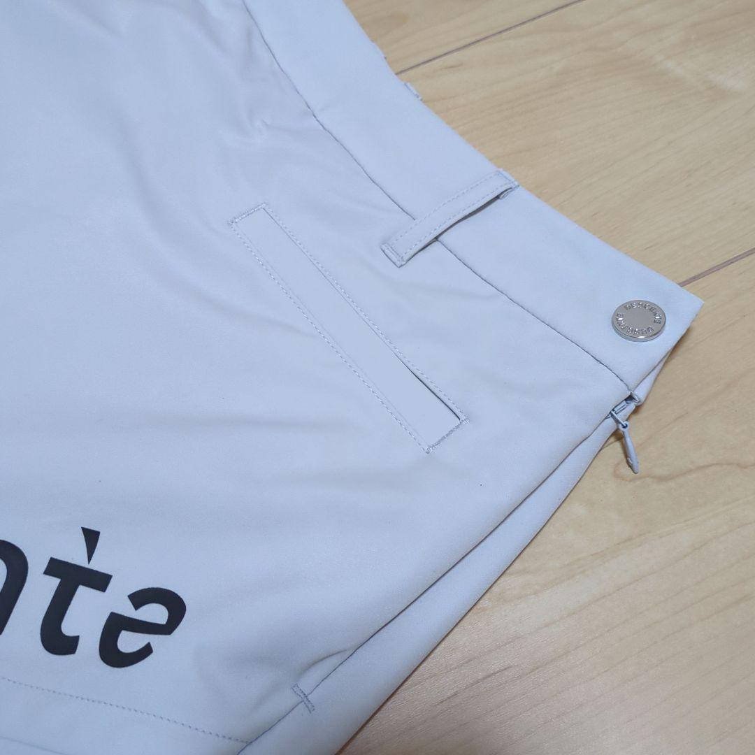 ★美品★DESCENTE　GOLF　サイドスリット速乾ラップキュロット　L