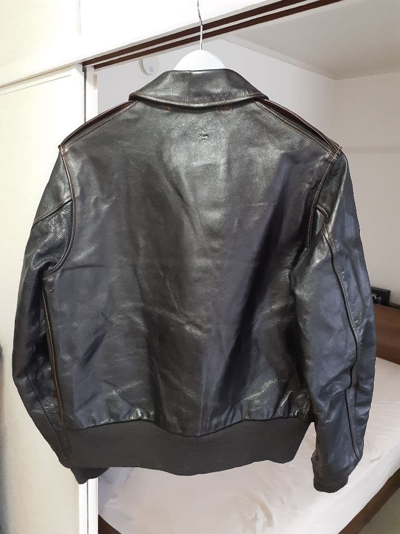 美品 ウィリアムギブソン バズリクソンズ A-2 レザージャケット 40