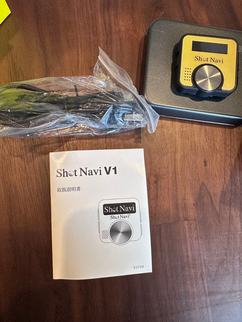 【美品】Shot Navi V1 GPSナビ yellow