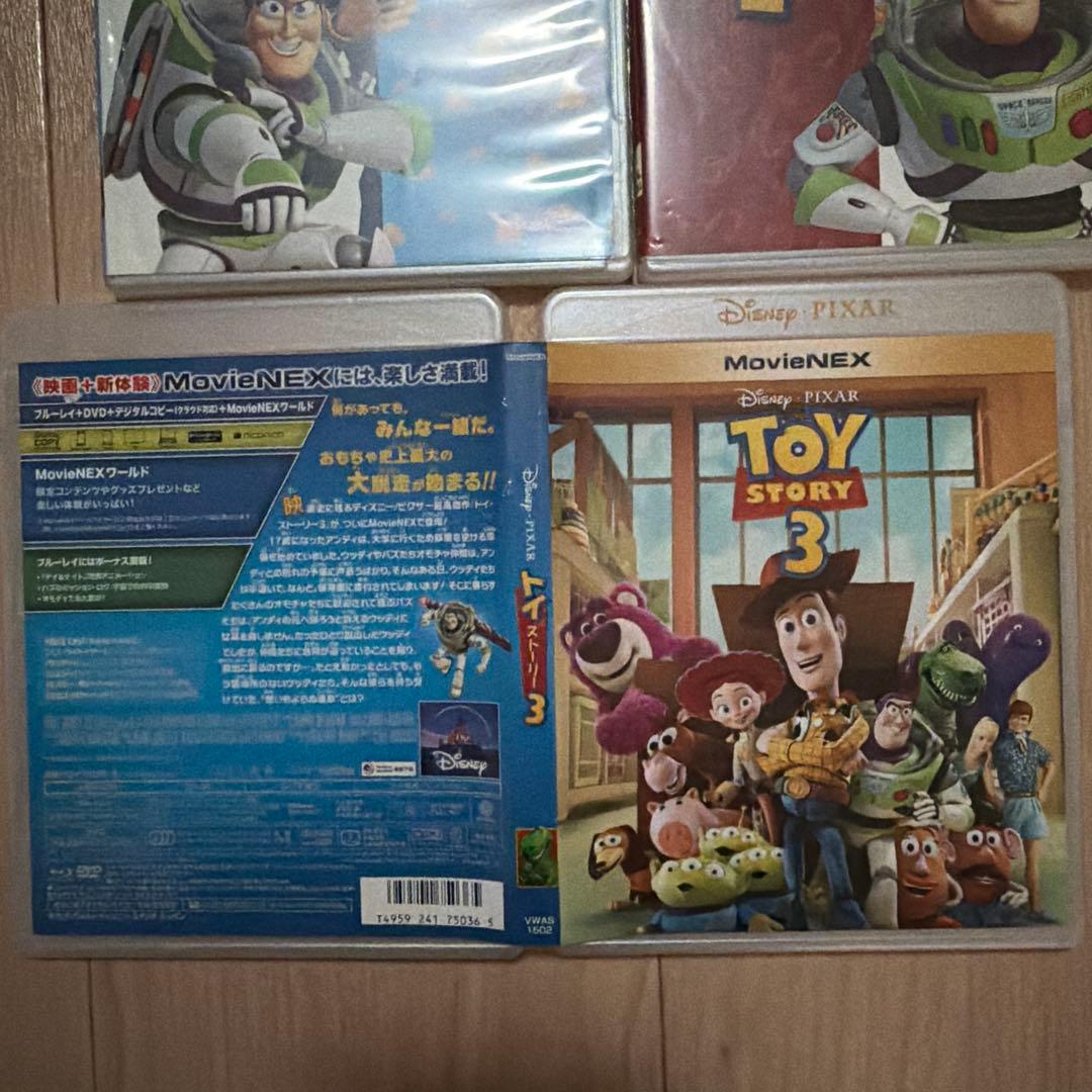 トイストーリー☆DVD☆4点セット