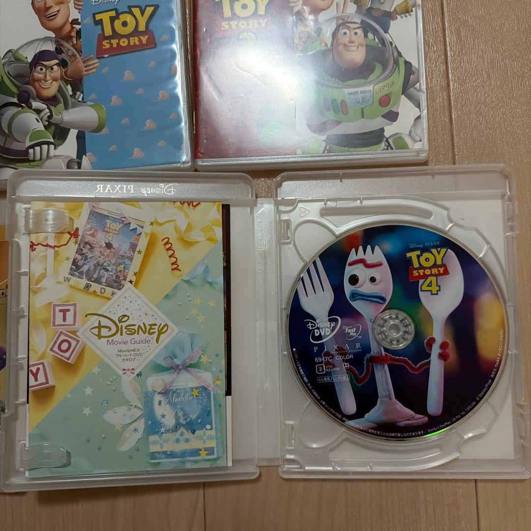 トイストーリー☆DVD☆4点セット