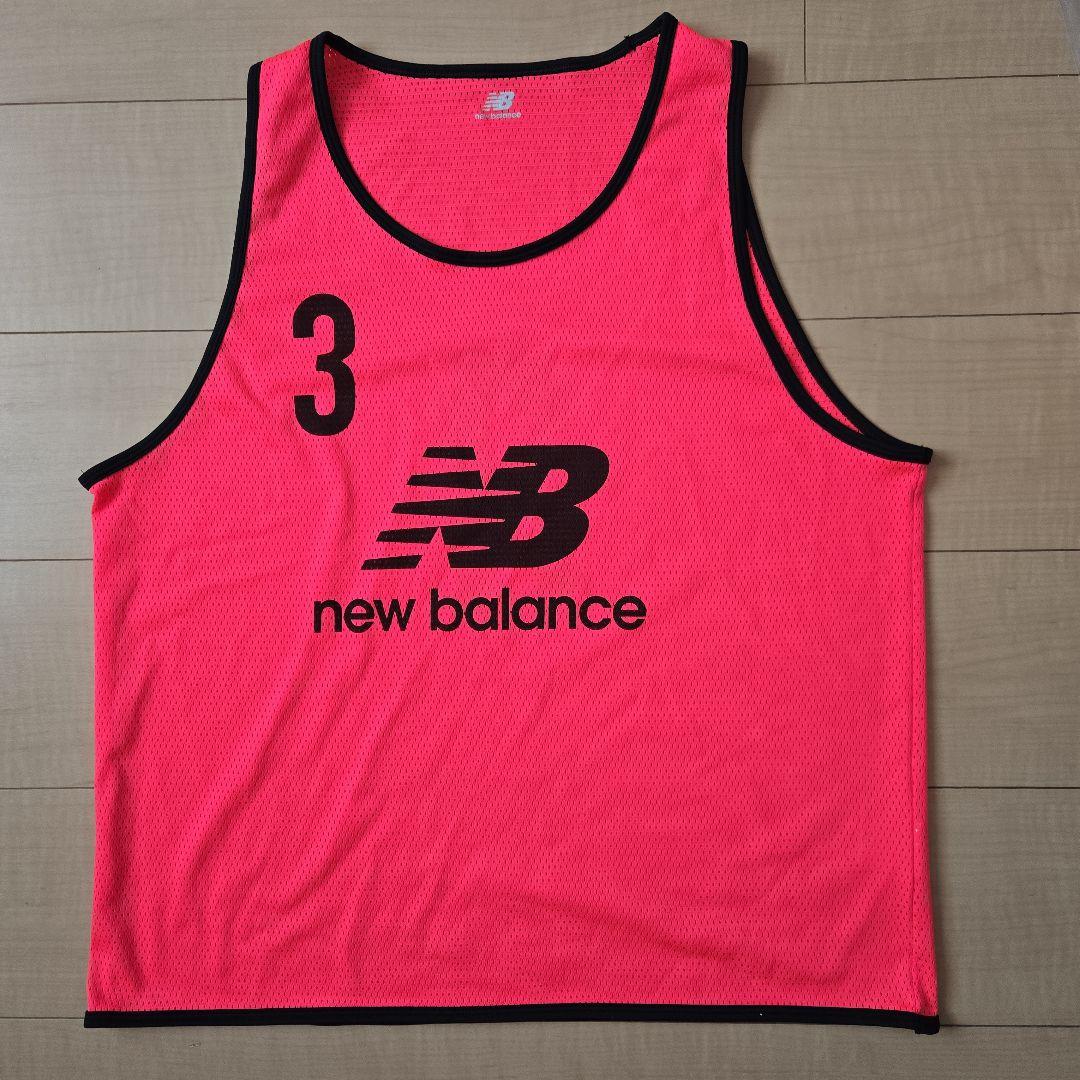 ⭐ビブス　new balance　ピンク色　10枚セット