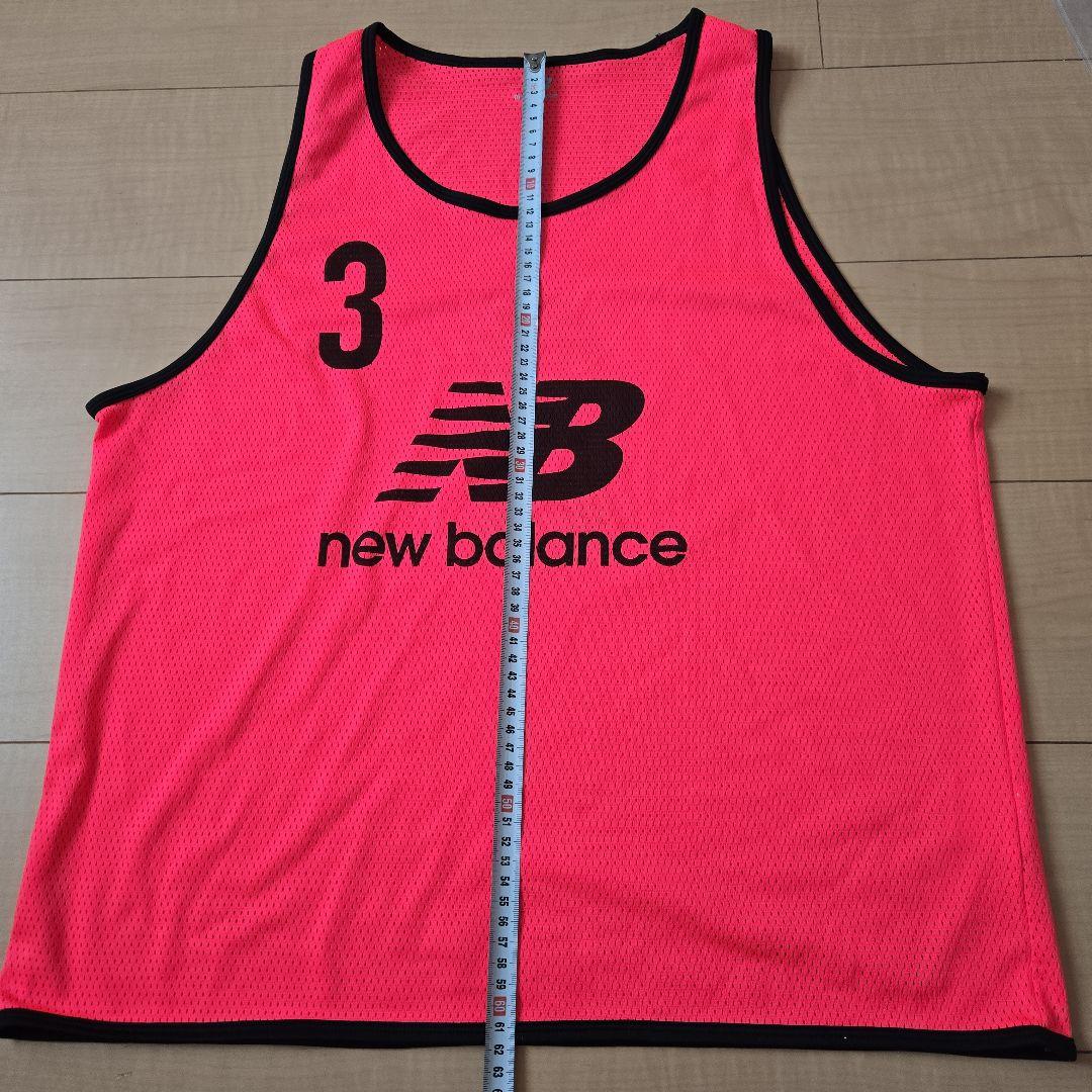 ⭐ビブス　new balance　ピンク色　10枚セット