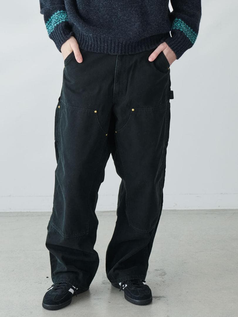 新品 orSlow Bshop別注 DOUBLE KNEE WORK PANTS