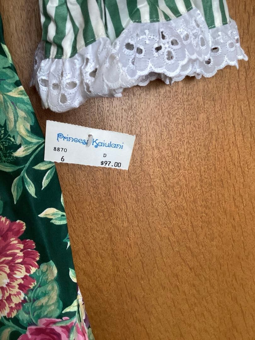 新品タグ付き　Princess Kaiulaniハワイアン　ムームー　フラ衣装