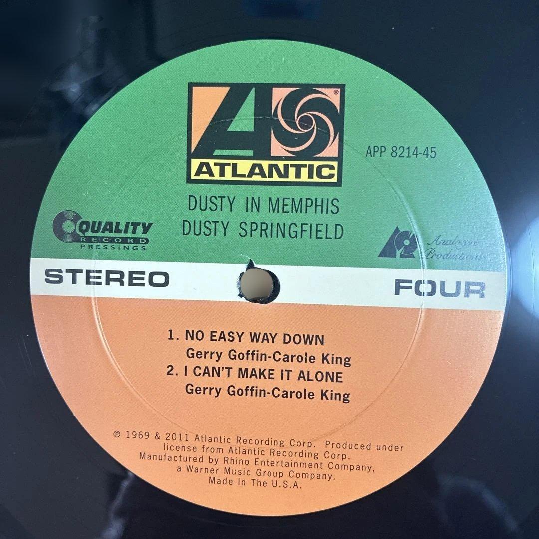ダスティスプリングフィールド 名盤 レコード ダスティインメンフィス 高音質盤