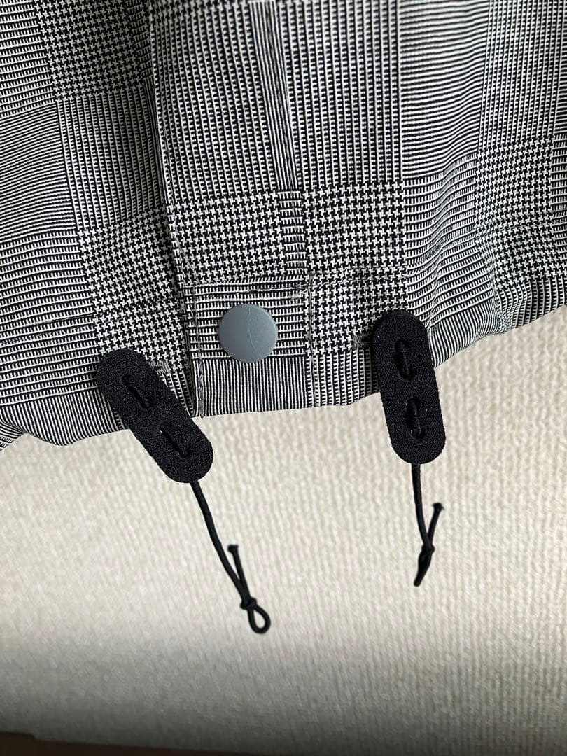 Mountain Researchグレー チェック柄 コーチシャツ