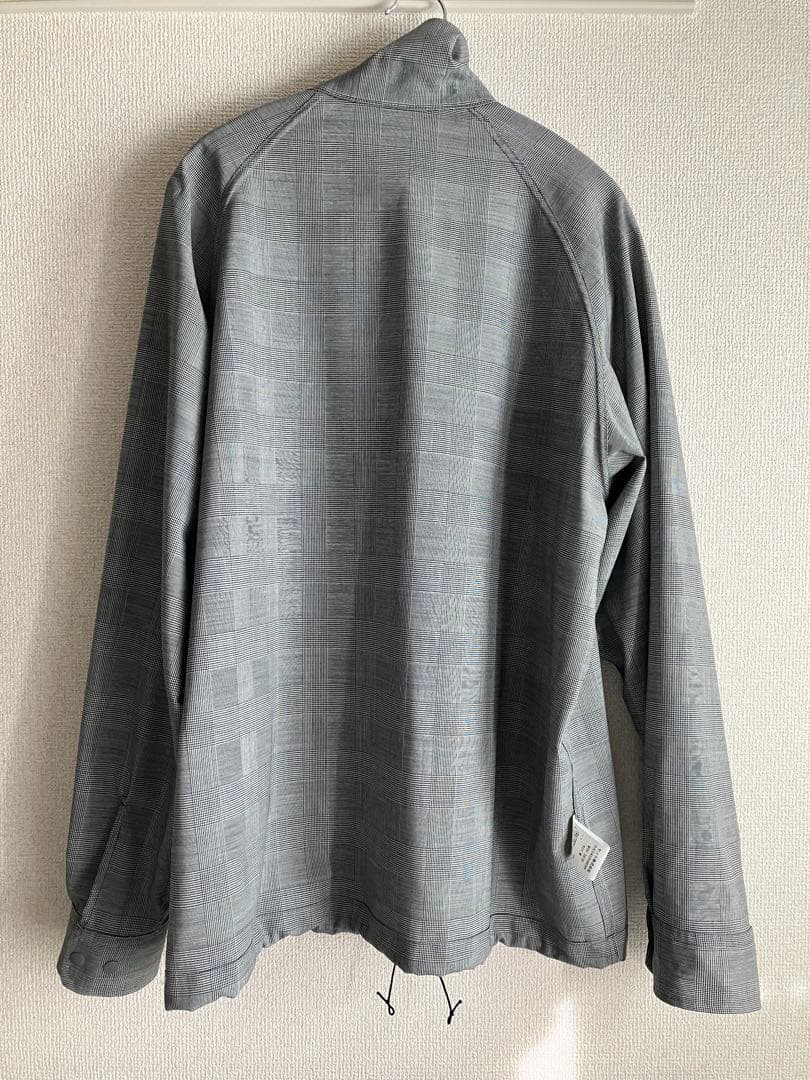 Mountain Researchグレー チェック柄 コーチシャツ