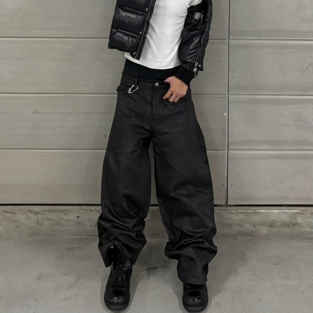 パンツ goar.archive strapped baggy pants L size