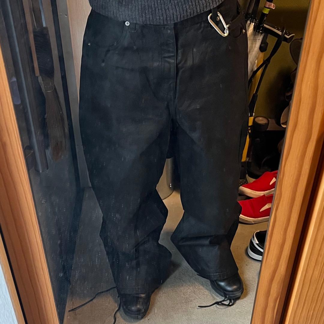 パンツ goar.archive strapped baggy pants L size