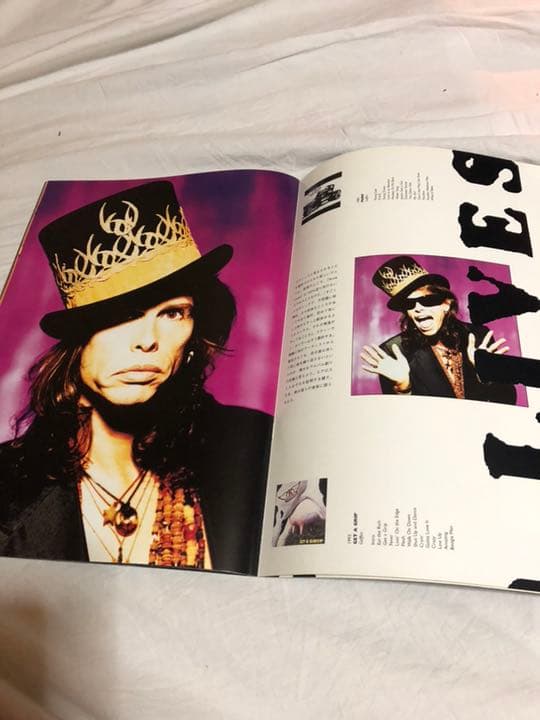 送料込み AEROSMITH ツアーパンフ NINE LIVES