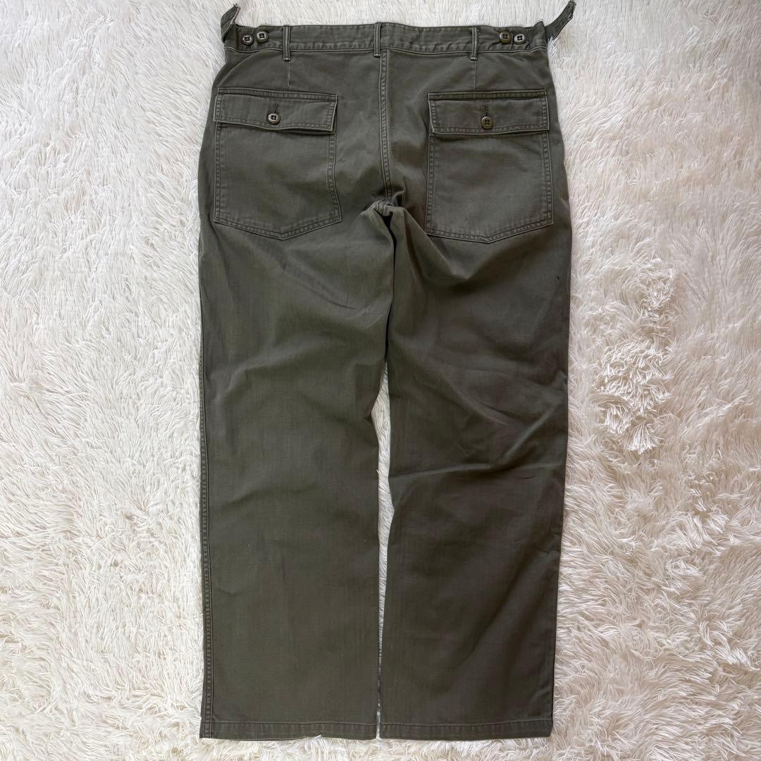 旧DENIME ドゥニーム ヘリンボーン ミリタリーベイカーパンツ SHINS期