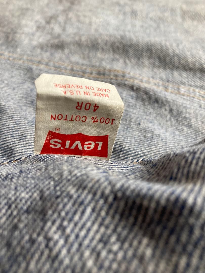 色残○Levi's リーバイス 70506 USA製 デニムジャケット 40R