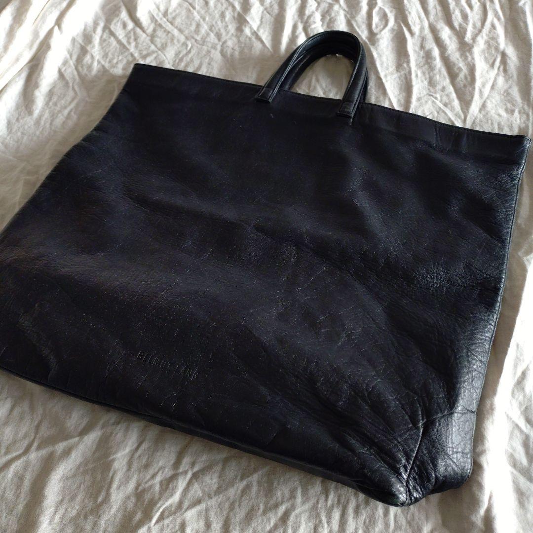 HELMUT LANG ヘルムートラング レザー ヘルメットバッグ　本人期