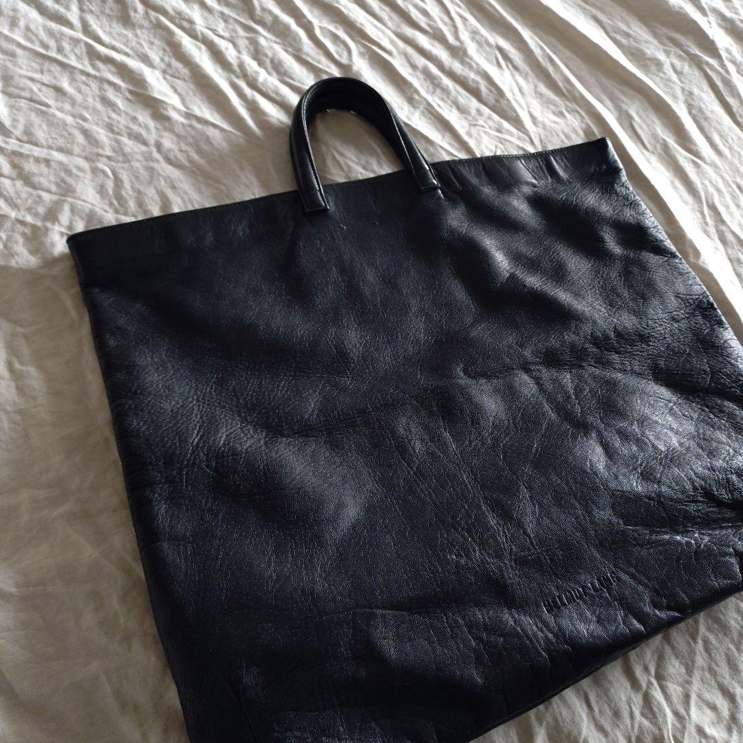 HELMUT LANG ヘルムートラング レザー ヘルメットバッグ　本人期
