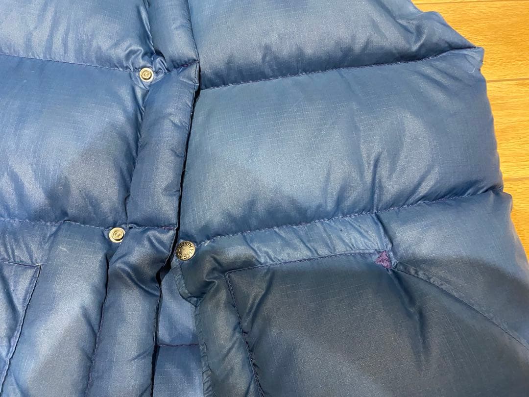 THE NORTH FACE ダウンベスト 70s 茶タグ