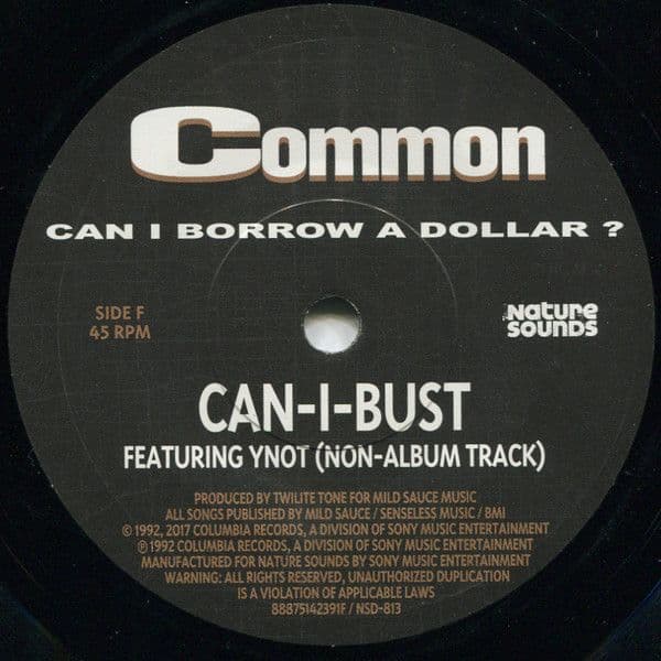 洋楽 Common Can I Borrow A Dollar? Bonus 7\"