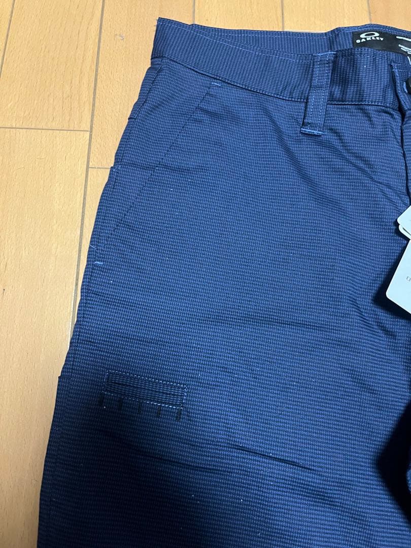 新品　オークリー 千鳥格子 ストレートパンツ 長ズボン ボトムス メンズ ゴルフ