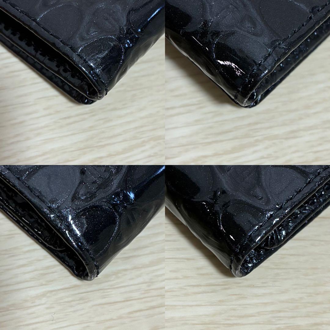未使用✨Vivian Westwood エナメル4連キーケース ラメ オーヴ