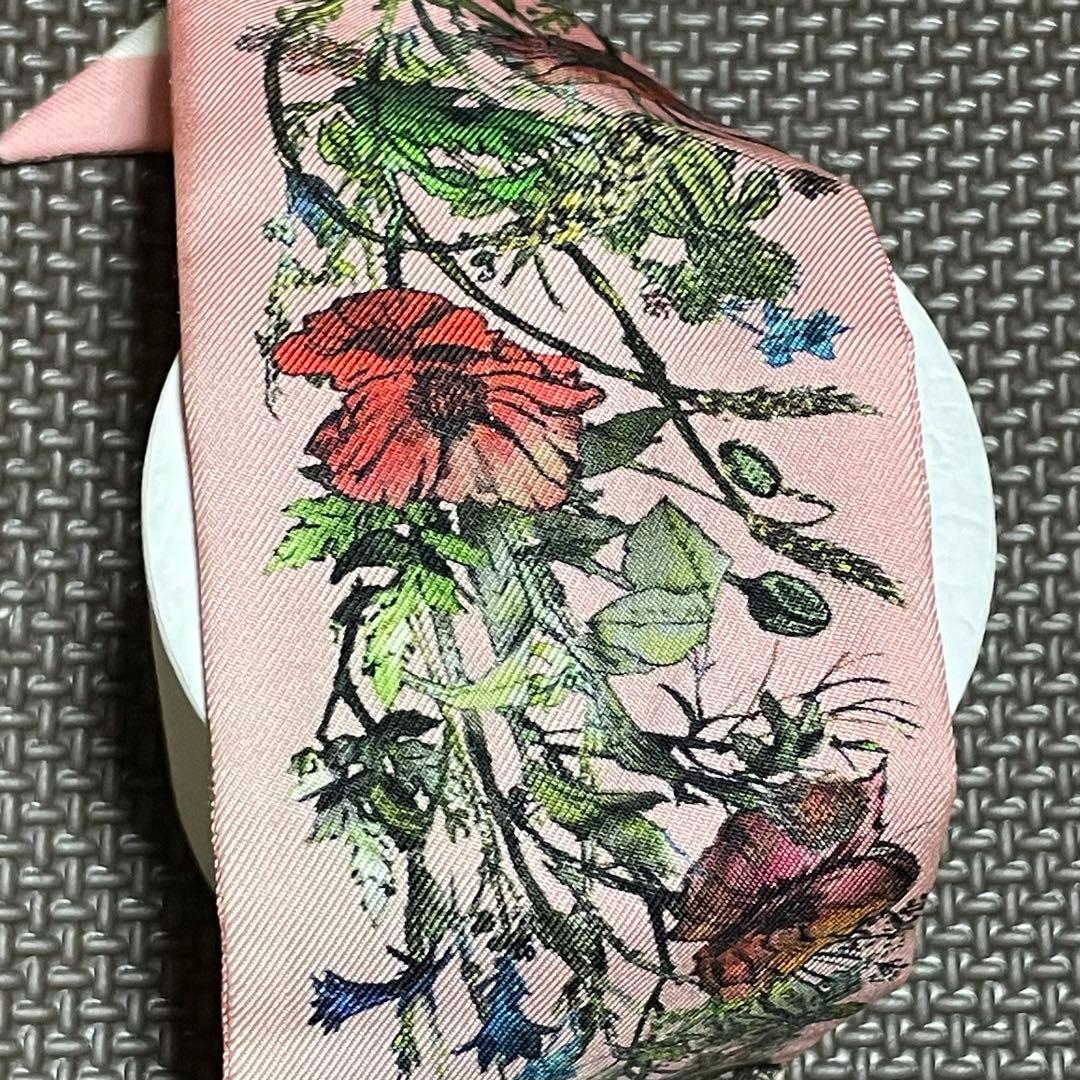 【syokora】Diorミルフィオリ 花柄シルクスカーフ