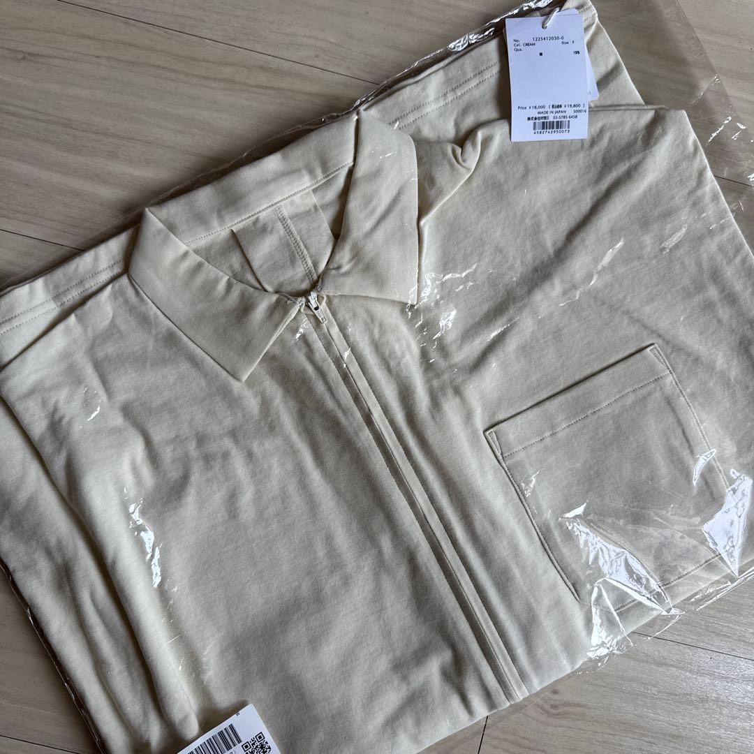 新品タグ付 ETRE TOKYO ブラウス フロントファスナーカットシャツ