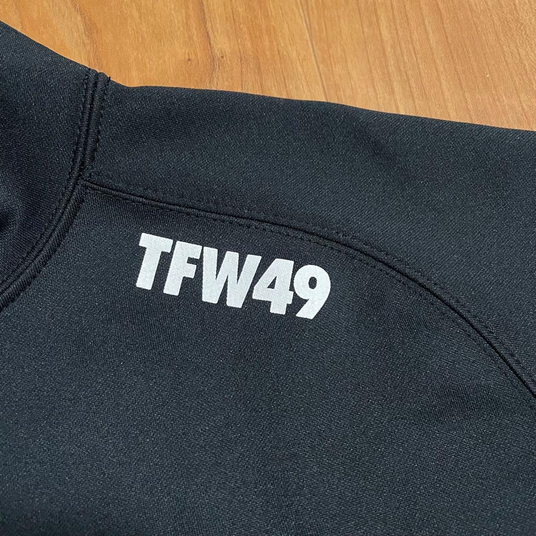 新品未使用タグ付き　TFW49 モックネック　Tシャツ ブラック　L ゴルフ