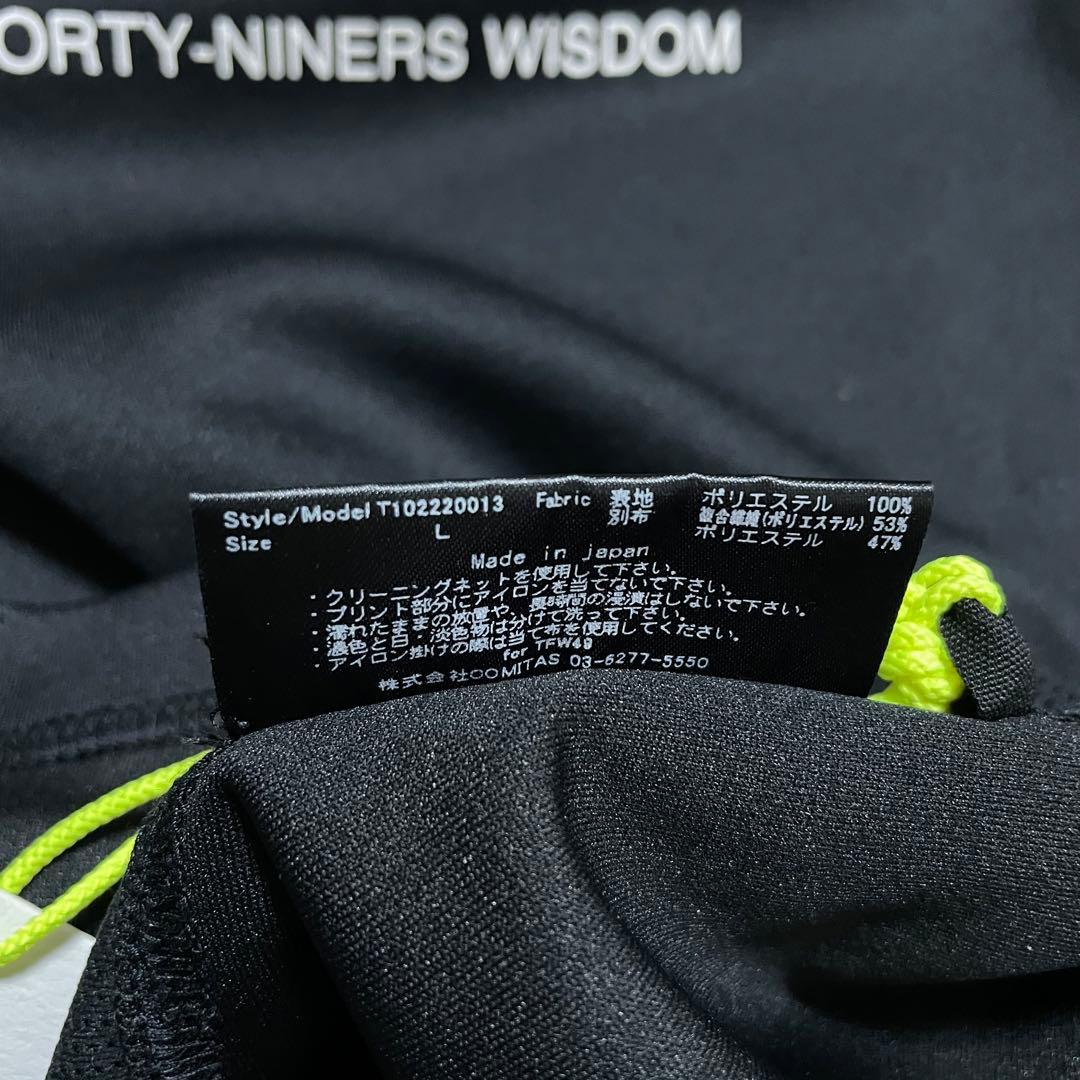 新品未使用タグ付き　TFW49 モックネック　Tシャツ ブラック　L ゴルフ